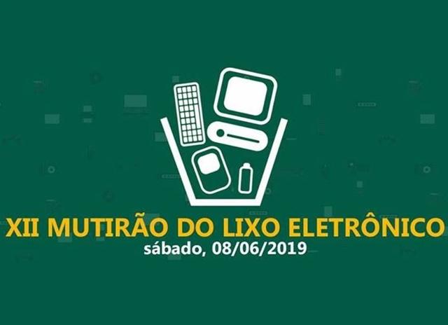 12º Mutirão do Lixo Eletrônico será no dia 8 de junho no Parque do Povo