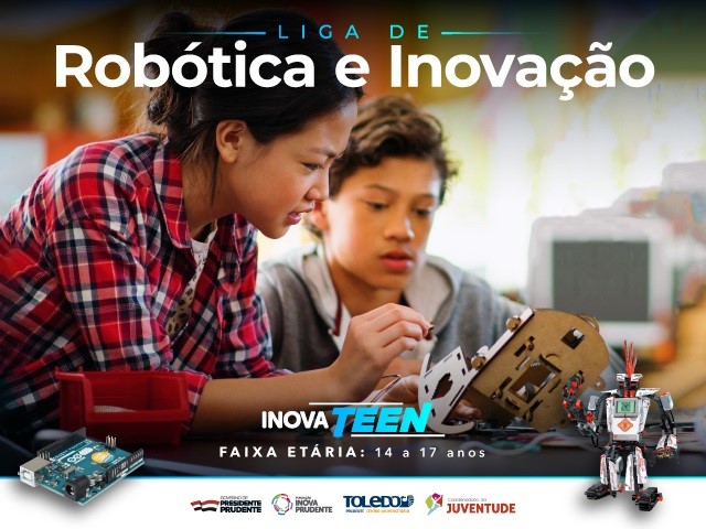 Inova e Toledo lançam Liga de Robótica e Inovação para adolescentes