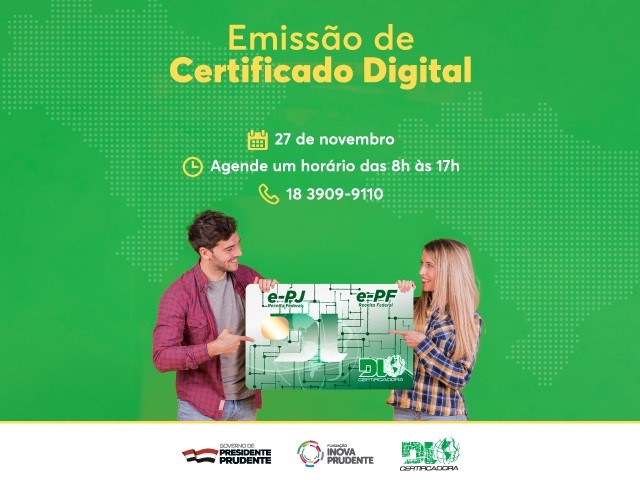 Inova Prudente realiza atendimento para emissão ou renovação do Certificado Digital