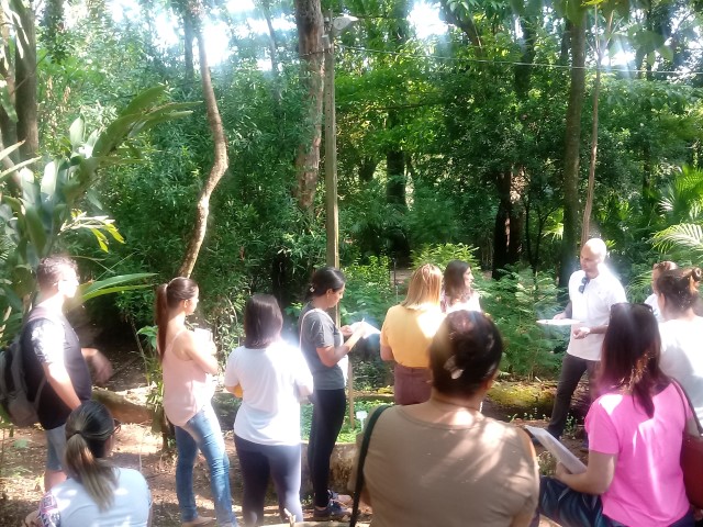 Semea recebe visita de alunos no Centro de Educação Ambiental no Horto Municipal 